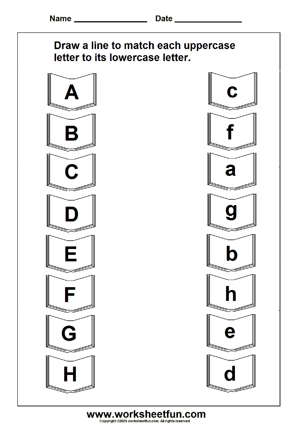 match-uppercase-and-lowercase-letters-11-worksheets-free-printable