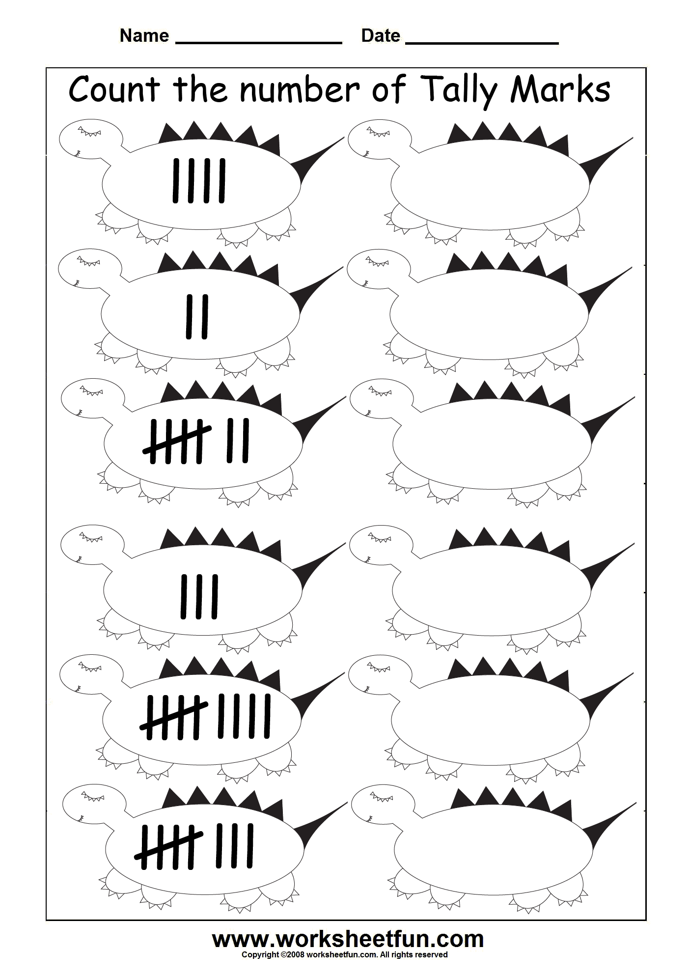 Tally Marks 3 Worksheets FREE Printable Worksheets Worksheetfun
