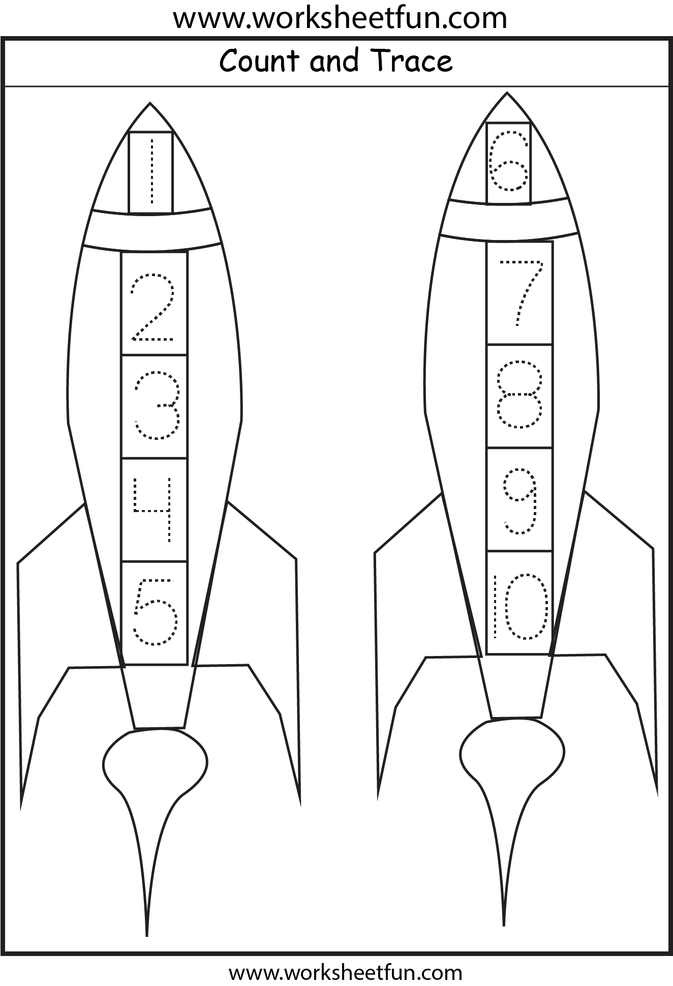 number-tracing-rocket-1-worksheet-free-printable-worksheets