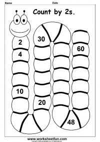 Skip Counting by 2 / FREE Printable Worksheets – Worksheetfun