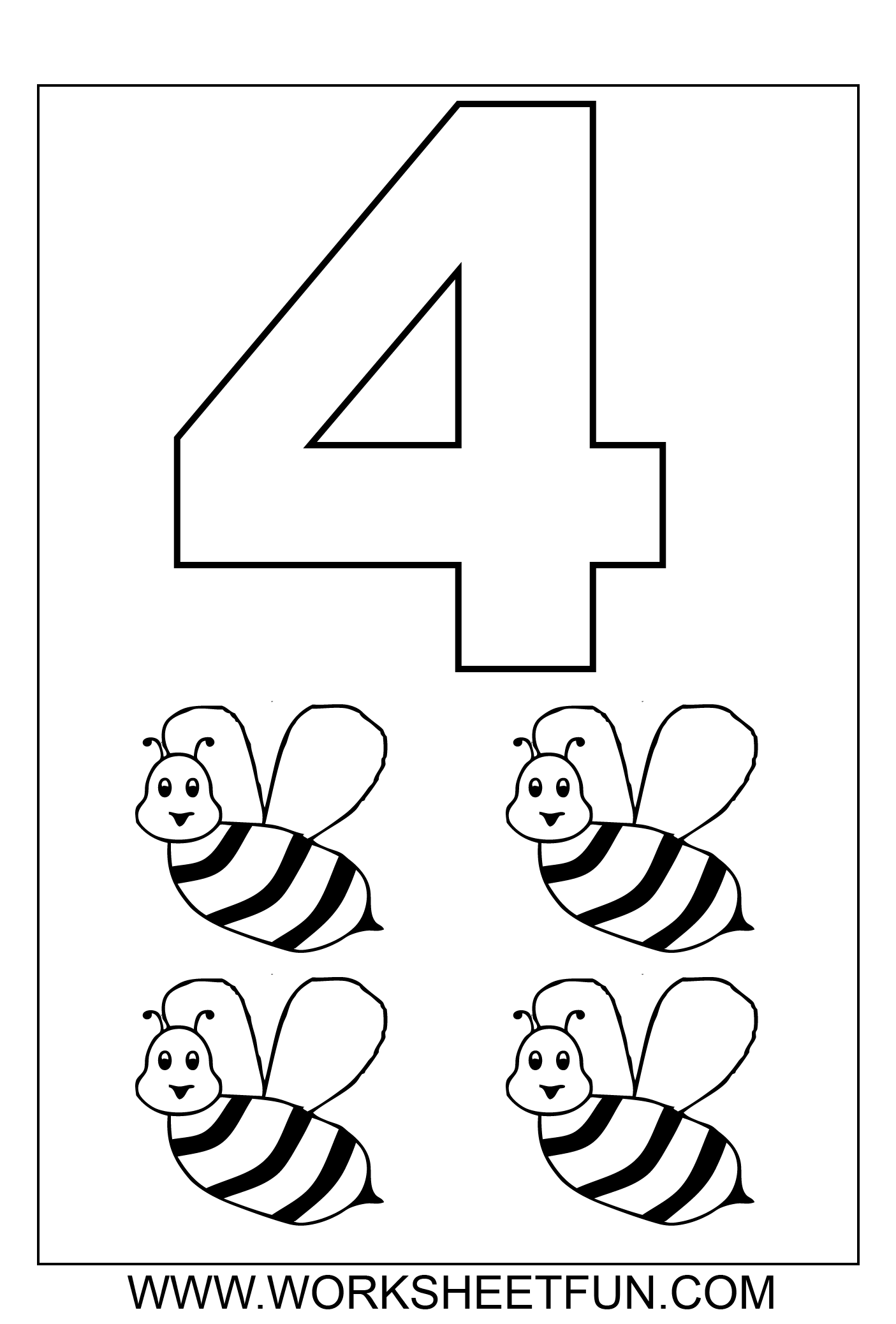 Colouring Worksheets With Numbers