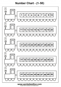 number chart 1-50