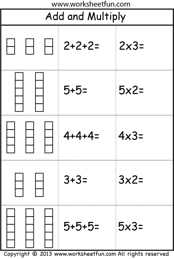 multiplication-add-and-multiply-repeated-addition-two-worksheets-free-printable