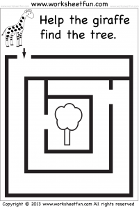 preschool mazes