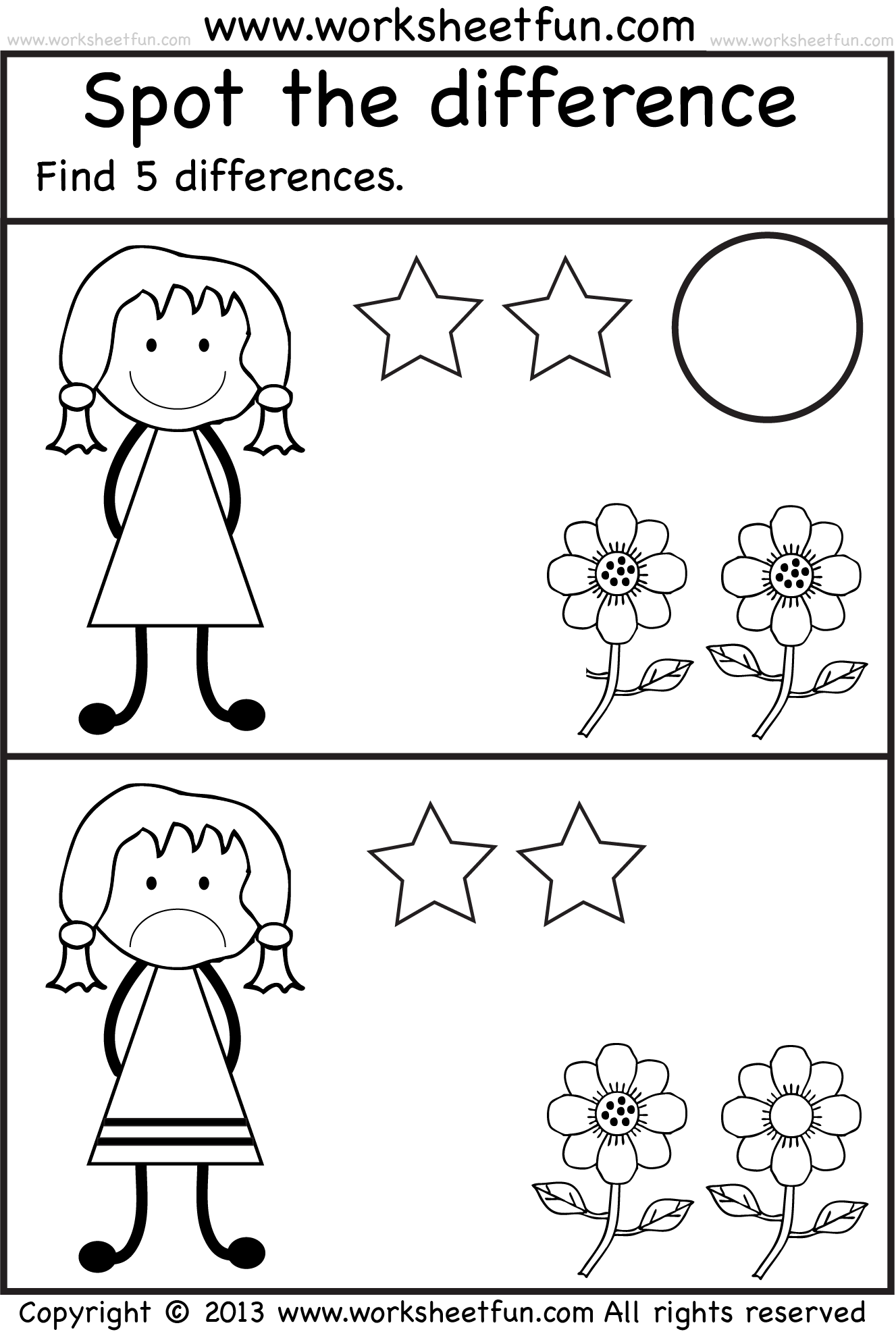 Spot The Difference 7 Worksheets FREE Printable Worksheets 