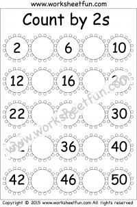 Counting By 2 S Chart