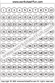 Number Chart 1 99