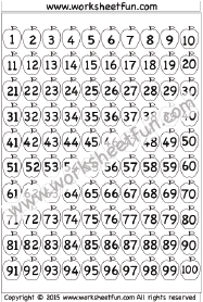 Small Hundreds Chart Printable