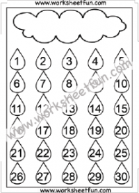 number chart 1 - 30