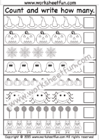 Halloween Worksheets