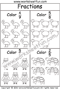 coloring fractions