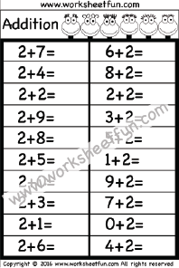 basic addition facts