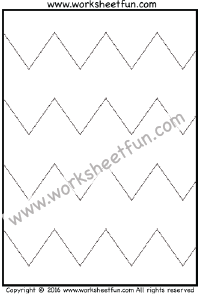 zig zag line tracing