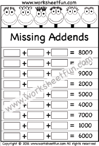 missing addends