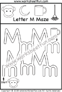 Letter M Maze