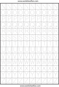 alphabet tracing