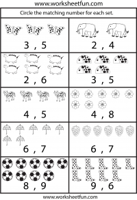 Counting Worksheets – 5 Worksheets / FREE Printable 