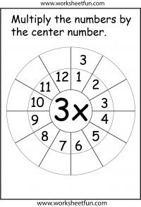 3 times table