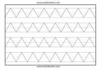 zig zag line tracing