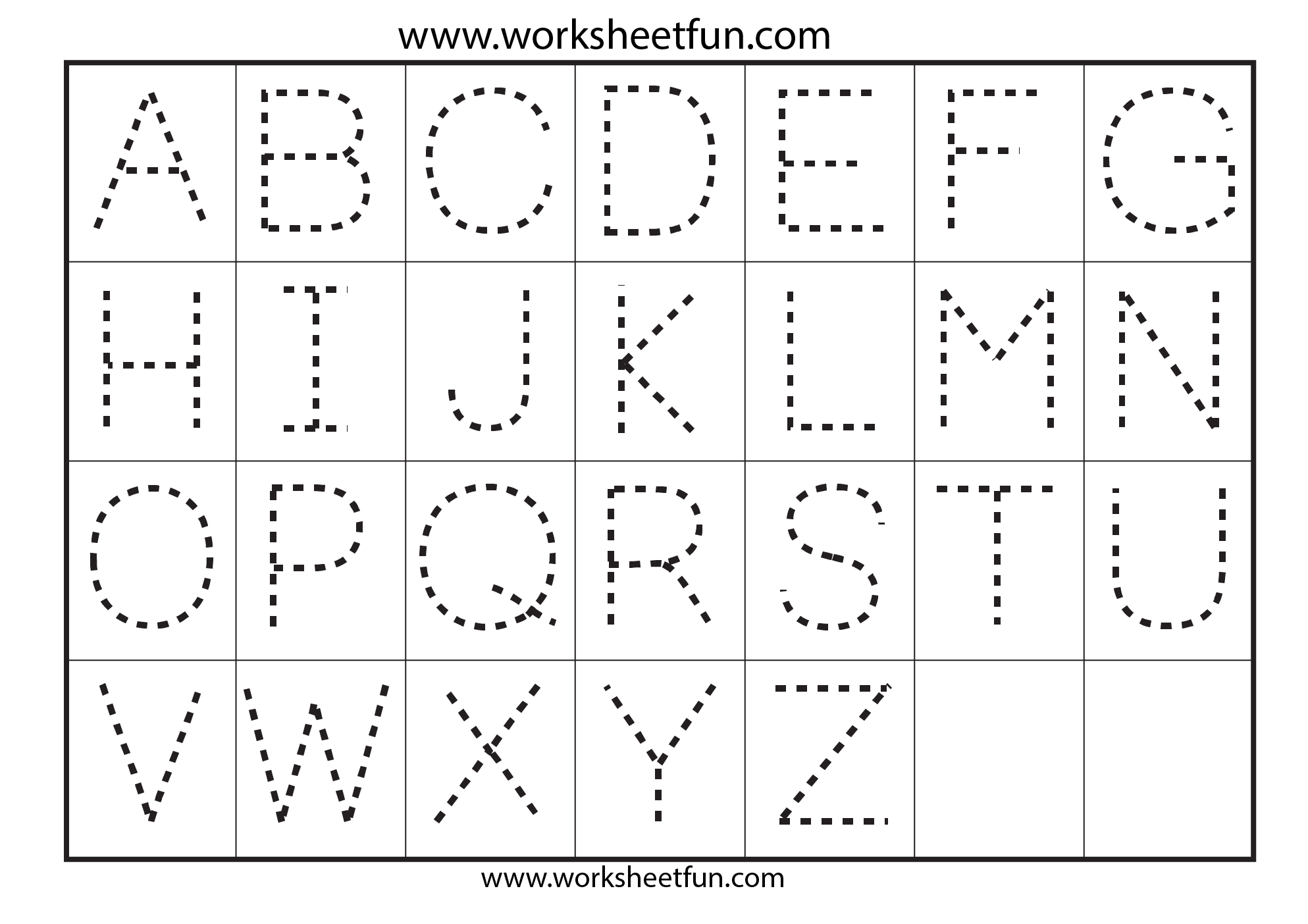 Letter Tracing - 7 Worksheets / FREE Printable Worksheets ...