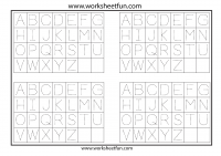 Letter Tracing – 1 Worksheet
