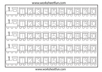 Number Tracing – 1 Worksheet