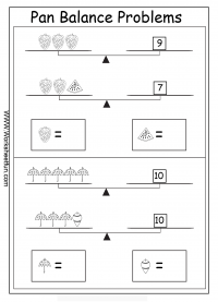 algebra worksheets algebraic reasoning balance problems 2 variables 2 unknowns 15 worksheets free printable worksheets worksheetfun