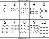 kindergarten worksheet