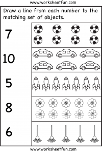 Counting - Six Worksheets