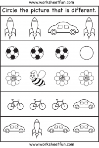 Same and Different Worksheet