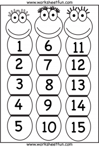 Number Chart 1-15