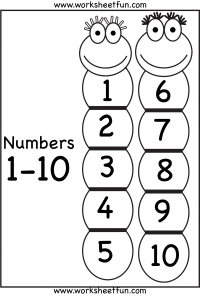 Number Chart – 1-10