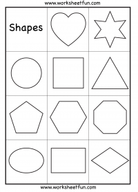 preschool heart star circle square triangle pentagon hexagon octagon oval rectangle and diamond shapes worksheet free printable worksheets worksheetfun