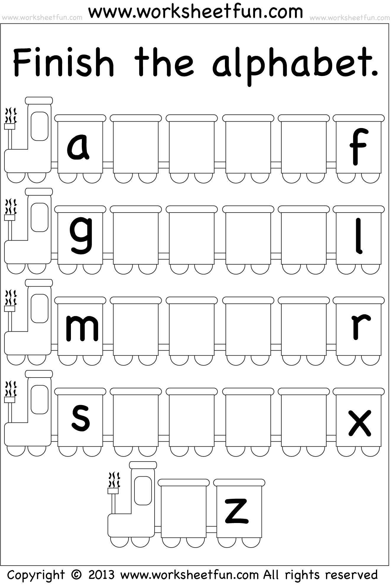 alphabet worksheets missing letters alphabetworksheetsfreecom ...