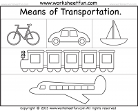 Means of Transportation – Worksheet