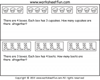 Multiplication Repeated Addition Worksheets