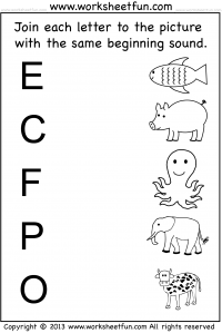 preschool worksheets