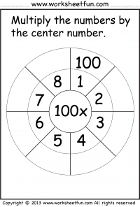 multiply by 100