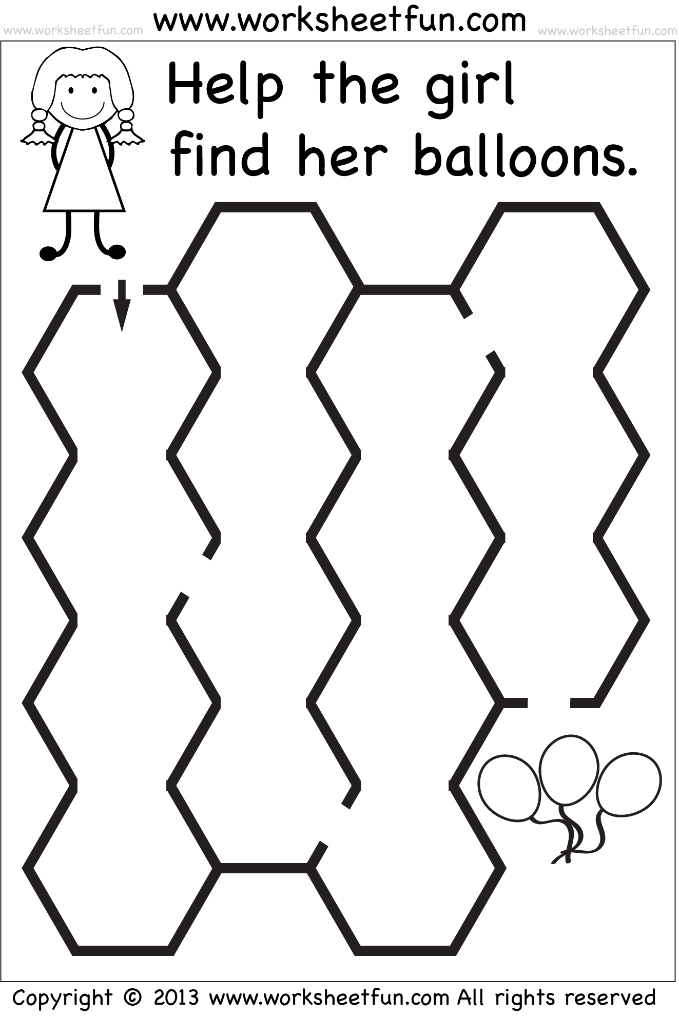 Mazes For Kindergarten Kindergarten