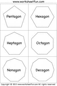 Pentagon bentuk Ciri