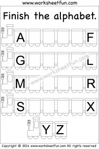 Fill In The Blank Abc Chart