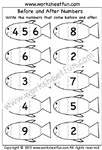 before and after numbers