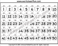 Number Chart 1-50