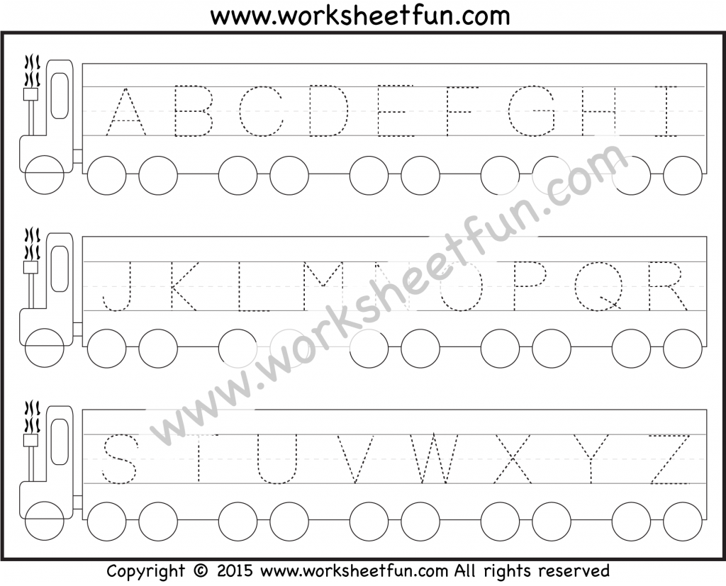 Letter Tracing Worksheet – Capital Letters / FREE Printable Worksheets ...