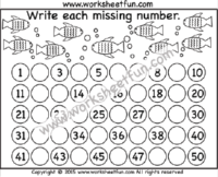 Missing Numbers 1-50