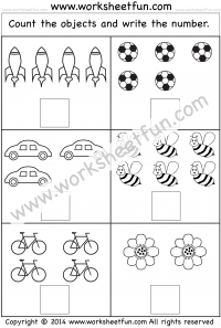 Counting Worksheets – 8 Worksheets