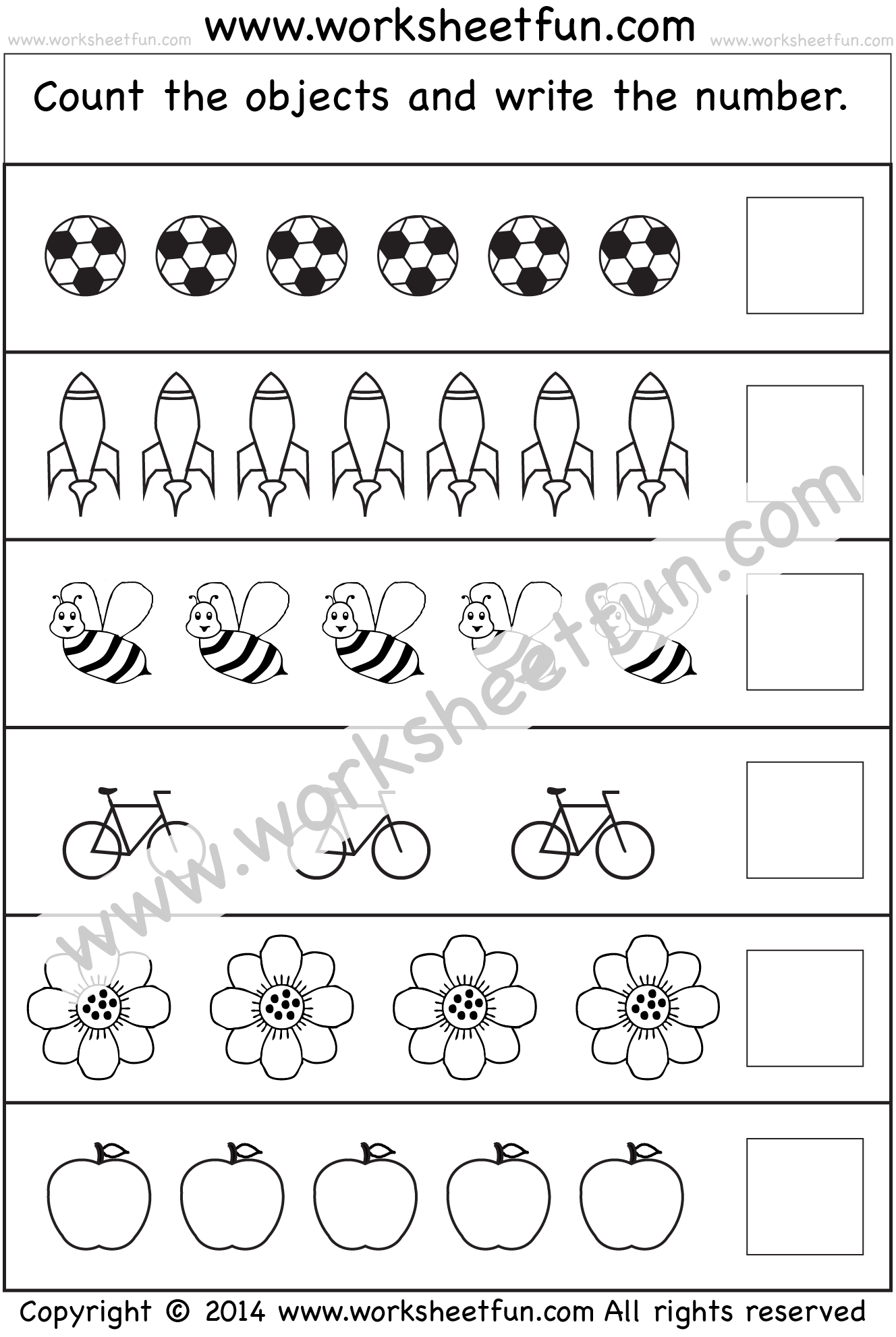 Counting Worksheets – 7 Worksheets / FREE Printable Worksheets ...