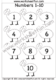 Number Chart  1-10