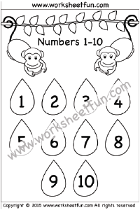 Number Chart For Kindergarten