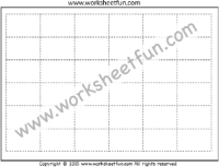 Grid Tracing – 1 Worksheet